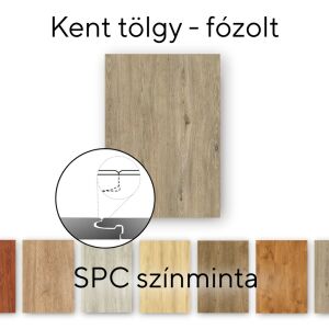Próbka podłogi winylowej Leziter Kent Oak SPC, wzór Fózolt - Podłogi winylowe
