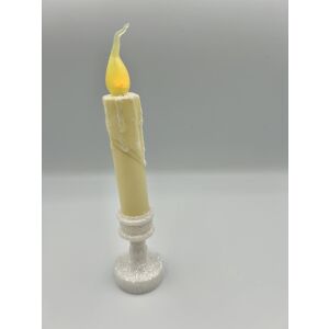 LED Gyertya 4.5x21.5 cm, elemes működés, dekoratív világítás - Kegyeleti dekoráció