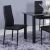 Set od 2 blagovaonske stolice Pepita Elyra od crne umjetne kože u blagovaonici