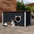 Chill XXL insulated cat house in use with cat resting outside