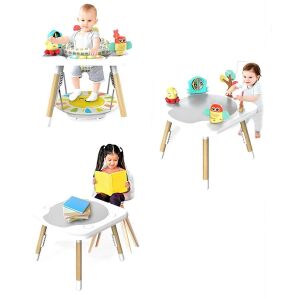 Saritor pentru copii 4 in 1 cu Centru de Activitati WePro Store, Baby Jumper, Ajustabil pe Inaltime, Scaun Rotativ 360, Sunete, Lumini si Accesorii atractive, ideal pentru bebelusi de la 6 lu 139765349 - Premergatoare și Jocuri de dezvoltare pentru copii mici