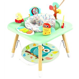 Saritor pentru copii 4 in 1 cu Centru de Activitati WePro Store, Baby Jumper, Ajustabil pe Inaltime, Scaun Rotativ 360, Sunete, Lumini si Accesorii atractive, ideal pentru bebelusi de la 6 lu 139765316 - Premergatoare și Jocuri de dezvoltare pentru copii mici