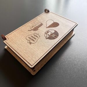 Kártyapakli tartó doboz - magyar kártya motívumokkal 139768659 - Ajándék kütyü