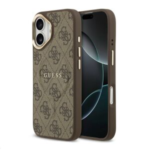 Guess PU Leather Classic Logo MagSafe Apple iPhone 17 Pro Max (6.9) hátlapvédő tok barna (GUHMP17XP4MSEGCW) 139780757 - Guess Huse telefon