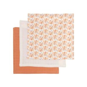 Luma Muszlin törlőkendő bambuszal 3 db - Flowerfever Nude 139781854 - Baba Fürdetés & Ápolás