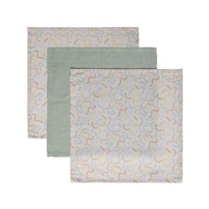 Luma Muszlin törlőkendő bambuszal 3 db - Multi Lines 139781855 - Baba Fürdetés & Ápolás