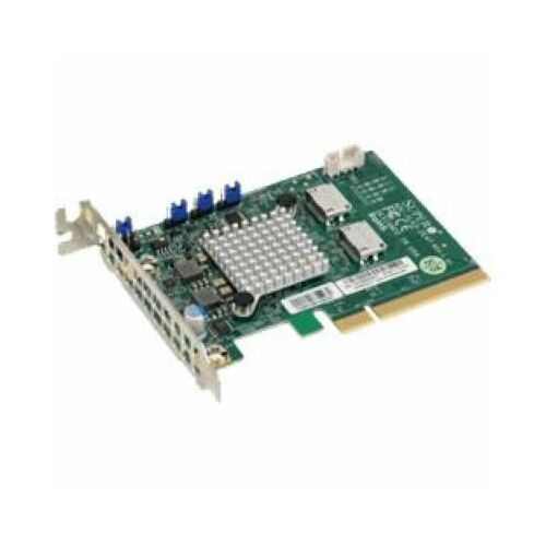 Supermicro dvojportový interný adaptér/retimer hostiteľskej zbernice NVMe Gen-3 (2x Oculink) 140748407
