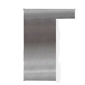 Tortasimító, sima, rozsdamentes acél, 18,4 ×11,3 cm