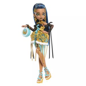 Monster High Cleo De Nile Puppe mit Handtasche, Mystische Geburtstagsedition - Mattel