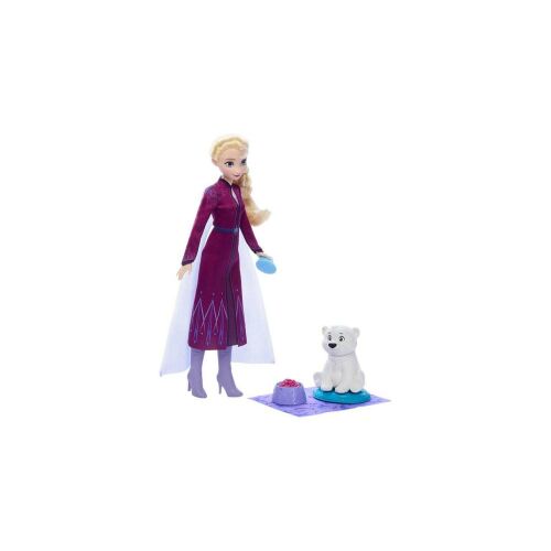 Mattel Frozen Lutka Elsa i Figurica Polarnog Medvjeda Set za igru