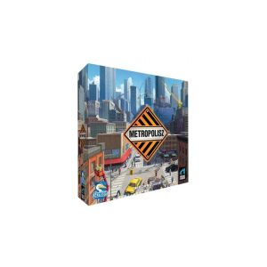 Metropolisz társasjáték doboz borító, városépítő stratégiai játék - Gémklub