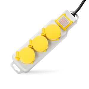 Entac elosztó 3 foglalat kapcsolóval IP44 1,5m 3G1,5 139782978 - Entac