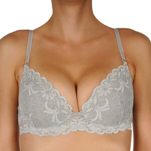 Női melltartó Gina szürke, merevített melltartó (17003) 75B