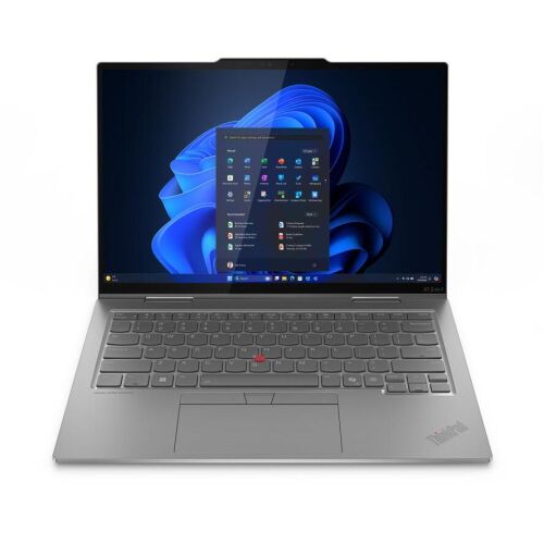 Lenovo ThinkPad X1 2-in-1 Gen 10 Aura Edition Copilot+ PC Intel Core Ultra 7 258V Hybryda (2w1) 35,6 cm (14") Ekran dotykowy 2.8K 32 GB LPDDR5x-SDRAM 1 TB SSD Wi-Fi 7 (802.11be) Windows 11 Pro Niemiecki Szary