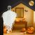 Ruhhy 26124 Viseća bijela dekoracija kostura – 70 cm Halloween ukras 139784037