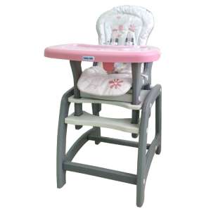 Baby Mix átalakítható Etetőszék #rózsaszín 30364579
