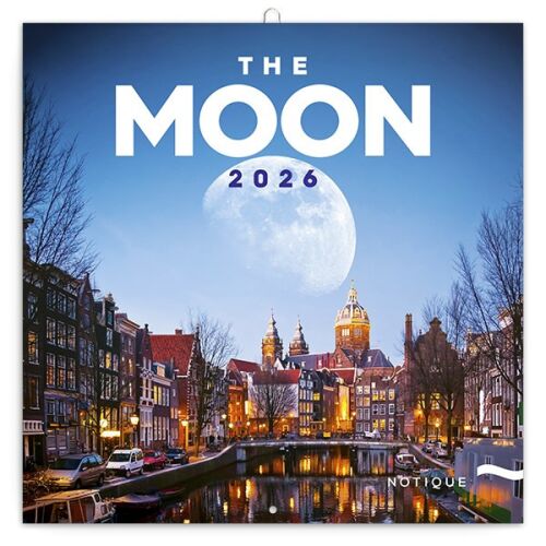 REALSYSTEM The Moon 2026 Fali Naptár - Amszterdami Csatorna Nézet
