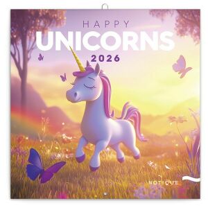 REALSYSTEM Happy Unicorns 2026 falinaptár - REALSYSTEM