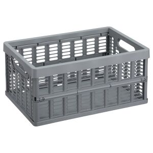 IRIS összecsukható rekesz, 11,5 literes, szürke 12540805 139787111 - Tárolódoboz & kosár