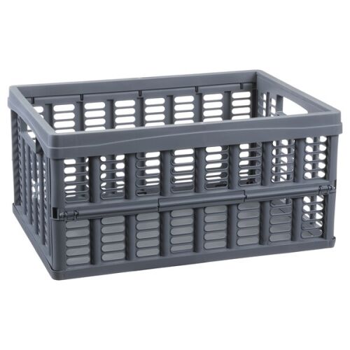 IRIS összecsukható rekesz, 32,5 literes, szürke 12450809 139787258