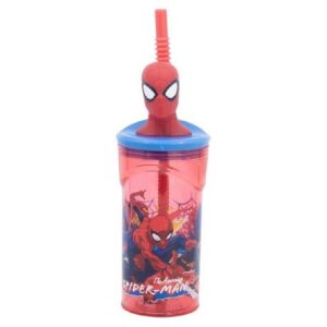 POHÁR SZÍVÓSZÁLAS 3D 360ML SPIDERMAN 139787338 - Pohár