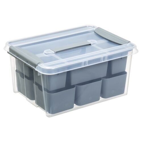 IRIS Probox 14 literes zárható barkács doboz, fogóval 27860800