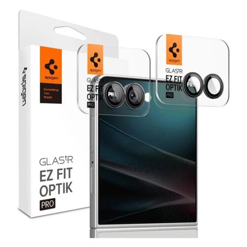 Spigen Optik Pro HD kamera lencsevédő Samsung Galaxy Z Flip7 telefonhoz