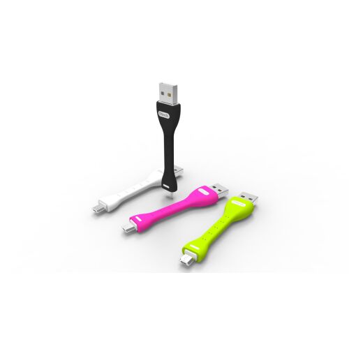 Btech BTU-5030 USB kábel, pink