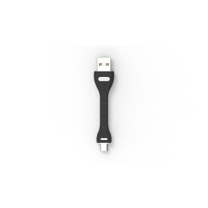 Btech BTU-5010 fekete hajlítható USB - Micro USB kábel - USB kábel