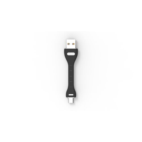 Btech BTU-5010 fekete hajlítható USB - Micro USB kábel