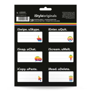 iStyle füzetcímke, 18db 141470179 - Füzetcímke