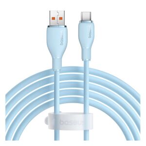 BASEUS PUDDING adatkábel USB - Type-C, 200cm, VILÁGOSKÉK 139794457 - Baseus