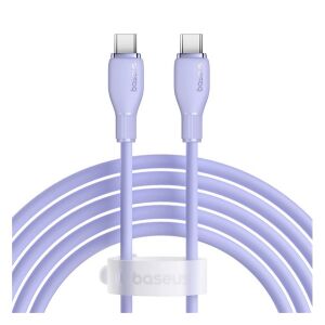 BASEUS PUDDING adatkábel Type-C - Type-C, 200cm, LILA 139794606 - Baseus