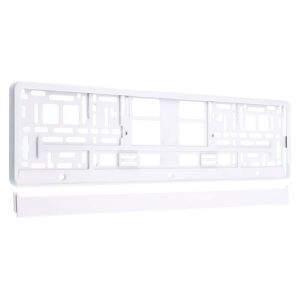 Rendszámtábla keret fehér RT-CM58478 139794729 - Rendszámtábla tartó