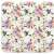 Ceba Flora&Fauna puha pelenkázó lap 70x75cm - Virág #fehér-rózsaszín pelenkázó alátét virágmintával