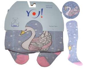 Yo! Baby pamut Harisnyanadrág lány (80-86) - hattyú 30364797
