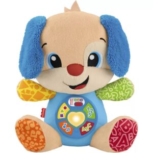 Fisher-Price Kacagj és Fejlődj! Tanuló kutyus, interaktív plüssjáték - Babajáték