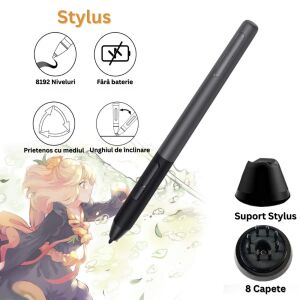 Stylus tabletă grafică PD1161 cu vârfuri de schimb - Planșe digitale de desen