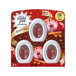 Ambi Pur Spiced Apple Fürdőszobai Légfrissítő 3x8ml, téli kiadás - Illatosító
