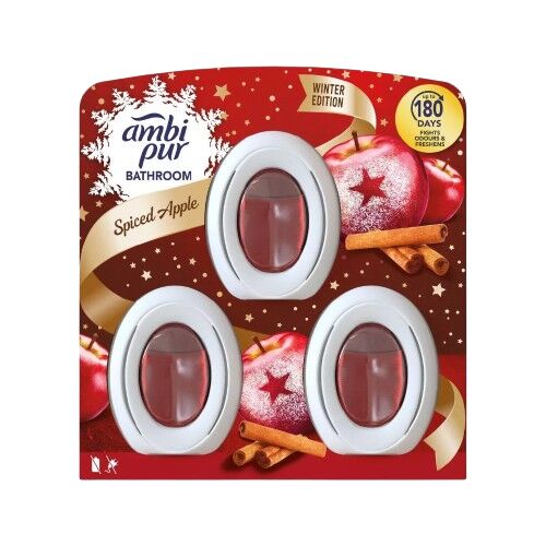 E-shop Osviežovač vzduchu do kúpeľne Ambi Pur Spiced Apple 3x8ml