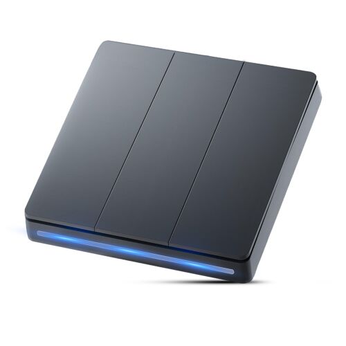 Zadabso Smart Switch, 3 áramkörös WiFi okoskapcsoló, Tuya Smart Life kompatibilis