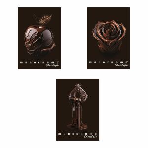 Füzet Pigna Monocromo Chocolate A/4 tűzött 38 lapos kockás margós