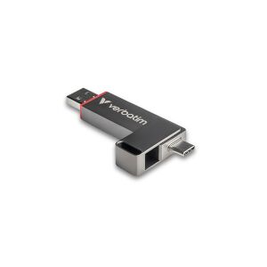 Verbatim Dual QuickStick USB-A / USB-C 3.2 Gen 1 512GB Pendrive - Szürke 139840665 - Pendrive