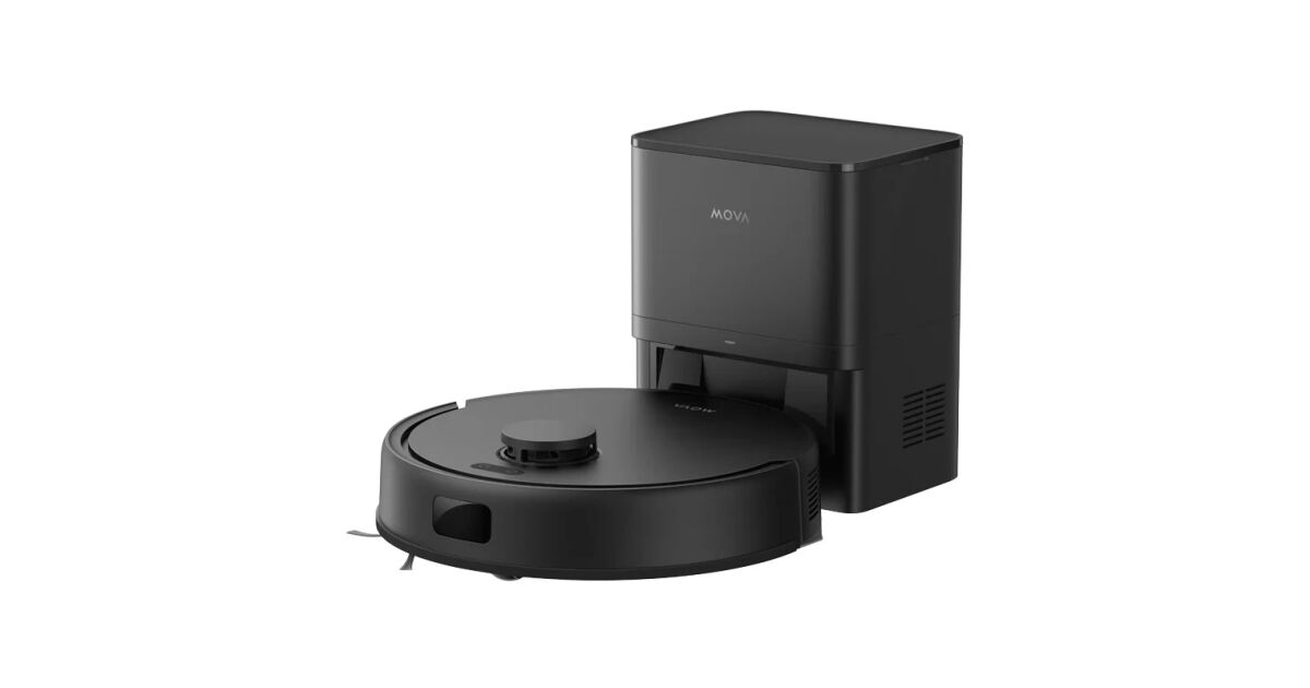 Mova RLE22GD-BK E20 Plus Aspirator robot cu funcție de mop - Negru