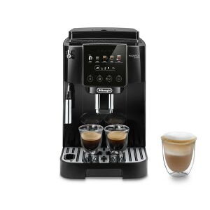 DeLonghi ECAM220.51.B fekete automata eszpresszó kávéfőző két csésze eszpresszóval és egy lattéval - Kávéfőző