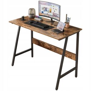 Birou industrial pentru școală, în stil loft, din lemn rustic, retro, 100 cm 139818245 - Birouri pentru calculator.