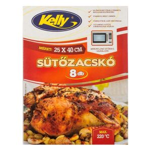 Sütőfólia KELLY csirkés 25x38 cm 8 darabos 139820736 - Kelly