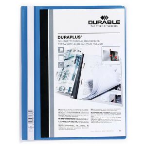 Gyorsfűző DURABLE Duraplus A/4 széles panorámás kék 139822072 - Gyorsfűző mappa