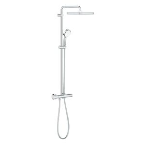 GROHE Tempesta Cosmopolitan System 250 Cube termosztátos zuhanyrendszer fali - króm 139824477 - Grohe