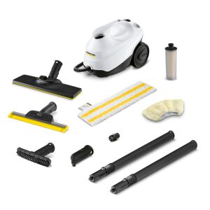 Parný čistič Karcher SC 3 EasyFix s okennou dýzou a príslušenstvom na čistenie domácnosti - Parné čističe